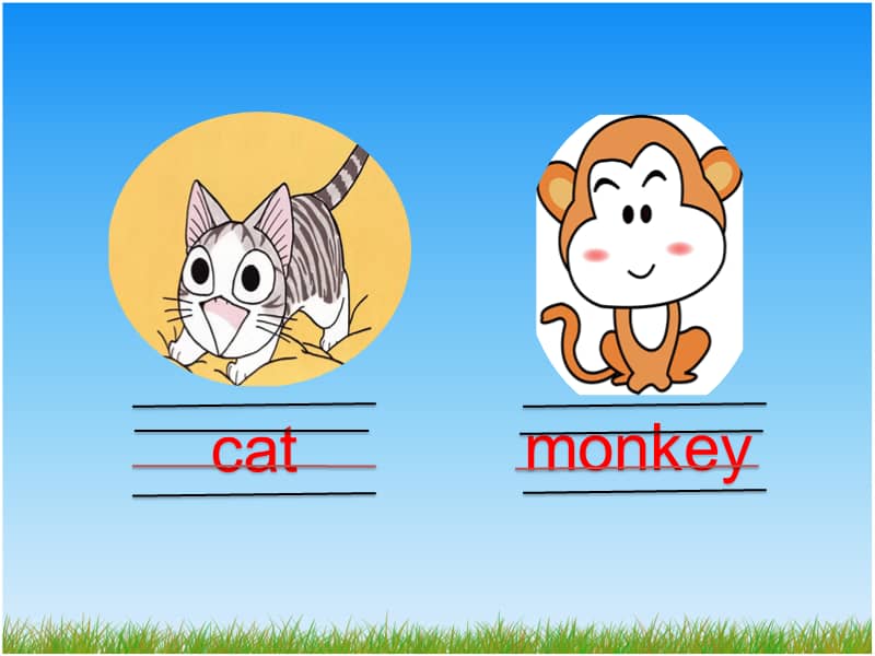 人教精通版英语三年级上册unit1helloimmonkeylesson2ppt课件pptx