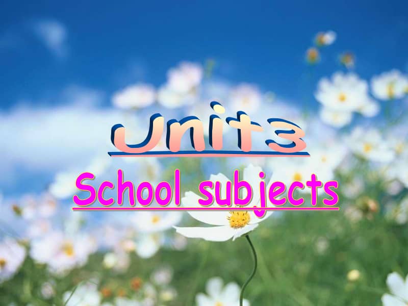牛津上海版五年级下册英语unit3schoolsubjectsppt课件2ppt