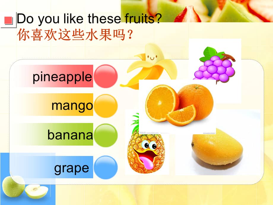 译林版三起英语四年级上册unit2letsmakeafruitsaladstorytime36课件