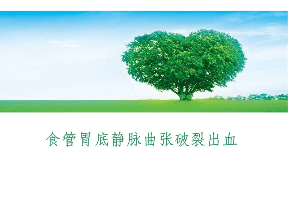 食管胃底静脉曲张ppt课件ppt