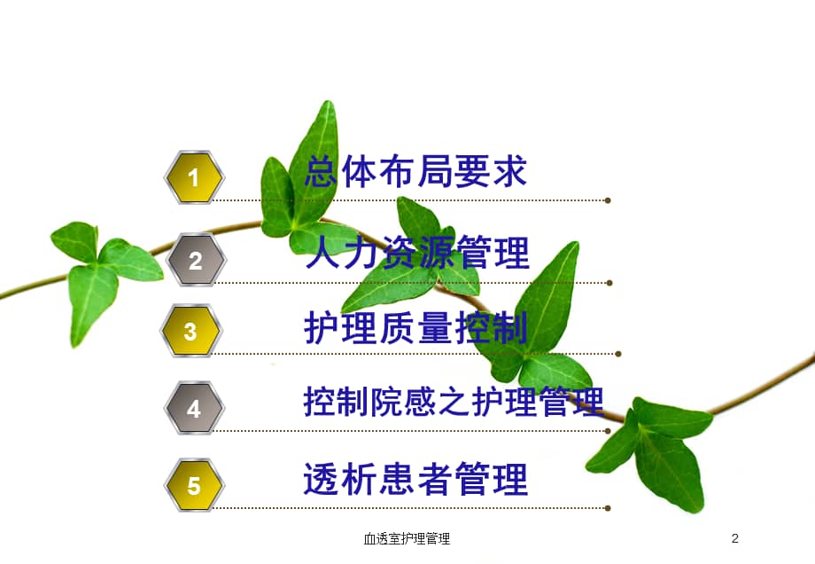 血透室护理管理培训课件ppt