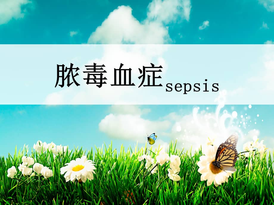 脓毒血症ppt课件ppt