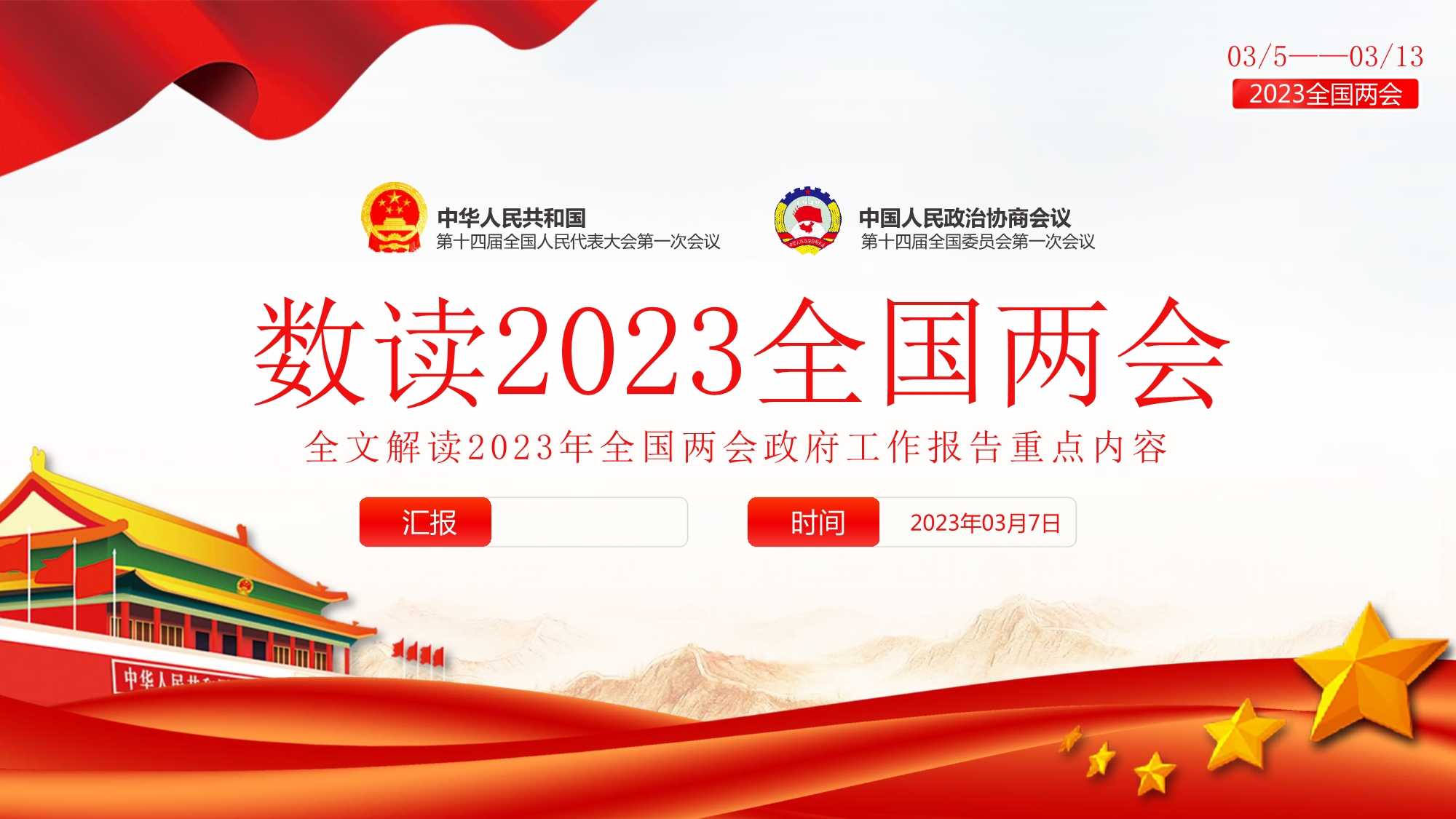 全文解读2023年全国两会ppt课件.pptx_第1页